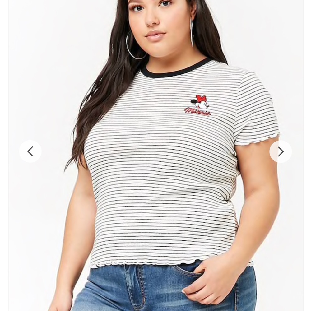 Minnie Mouse Cropped Tee